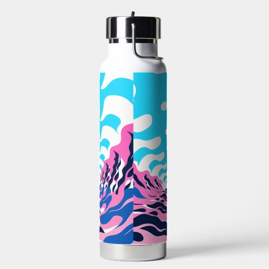 Bouteille D'eau Abstract Dream Wave – Vibrant Surreal Flow (Gym)