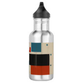 Bouteille D'eau Abstract Red and Blue Art (Droite)