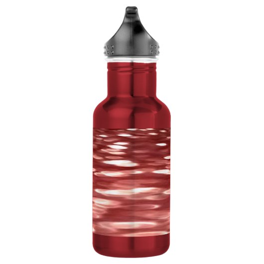 Bouteille D'eau Abstrait #2 : Flou rouge (Droite)