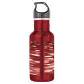 Bouteille D'eau Abstrait #2 : Flou rouge (Dos)