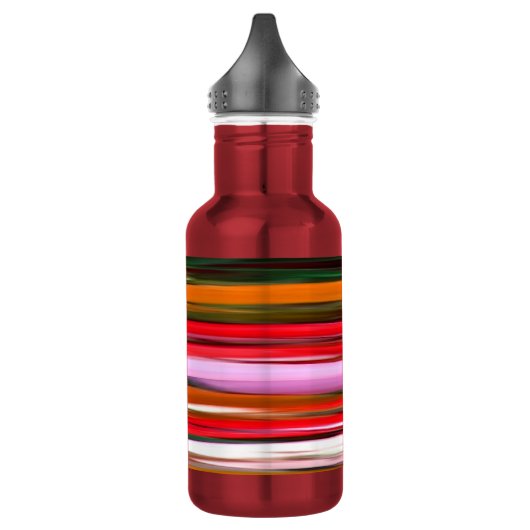 Bouteille D'eau Abstrait #2 : Orange blur (Gauche)