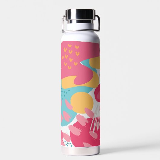 Bouteille D'eau Abstrait coloré (Arrière)