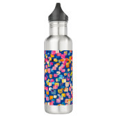 Bouteille D'eau Abstrait coloré moderne (Gauche)