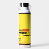 Bouteille D'eau Abstrait cyberpunk élégant arrière - plan (Avant)