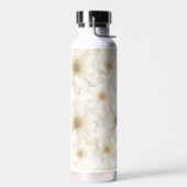 Bouteille D'eau Abstrait floral d'ivoire doux (Gauche)