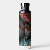 Bouteille D'eau Abstrait Imaginaire dynamique Fractal Art Brown Bl (Plage)