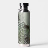 Bouteille D'eau Abstrait Olive Sage Green Grey Fractal Art Imagina (Plage)