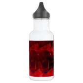 Bouteille D'eau Abstrait rouge (Gauche)