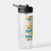 Bouteille d'eau Abstraite couleur personnalisée (Droite)