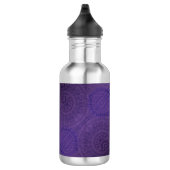 Bouteille D'eau Acceptation | Médaillons de méditation violette (Droite)