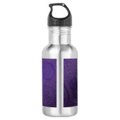 Bouteille D'eau Acceptation | Médaillons de méditation violette (Dos)