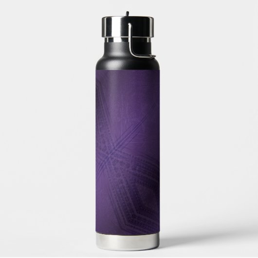 Bouteille D'eau Acceptation | Motif Boho violet écectique (Gym)