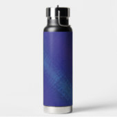 Bouteille D'eau Acceptation | Motif de Blue Indigo Violet Shibori (Gym)