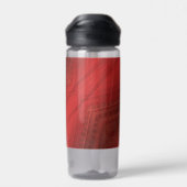 Bouteille D'eau Acceptation | Motif de Boho Eclectique Rouge (Arrière)