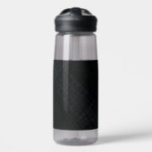 Bouteille D'eau Acceptation | Texture foncée Shibori (Avant)