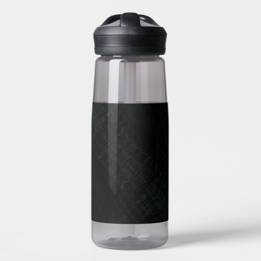 Bouteille D'eau Acceptation | Texture foncée Shibori (Avant)