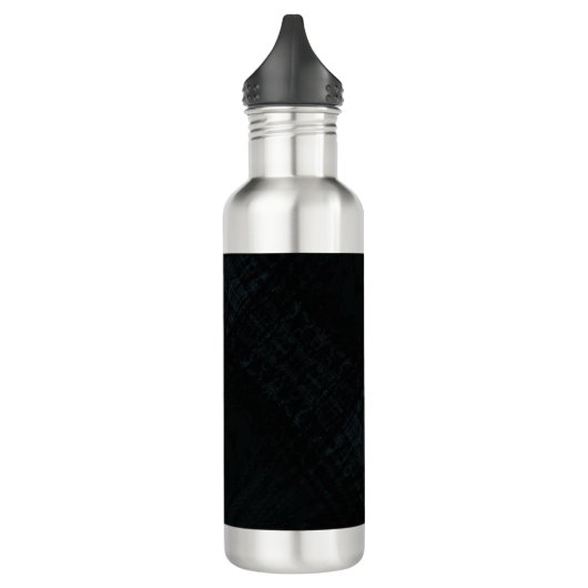 Bouteille D'eau Acceptation | Texture foncée Shibori (Gauche)