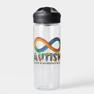 Bouteille D'eau Accepter l'amour comprendre - Infinity Sensibilisa