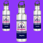 Bouteille D'eau Accueil Personnalisé Retour À L'École<br><div class="desc">Accueil Personnalisé Retour À L'École Bouteille en acier inoxydable. Customisez-le avec votre nom pour un look chic girly unique.</div>