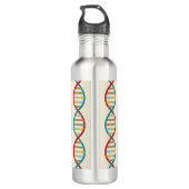 Bouteille D'eau ​ ADN ​ Mid Century Moderne Biologie STEM Crème à  (Dos)