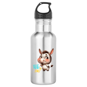 Bouteille D'eau Adorable âne pour Noël 2024 - Cadeau parfait