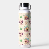 Bouteille D'eau Adorable Motif de chien (Arrière)