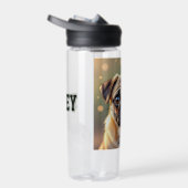 Bouteille D'eau Adorable Pug Close up | Cute Dog Personalized (Droite)