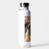 Bouteille D'eau Adorable Pug Close up | Cute Dog Personalized (Plage)