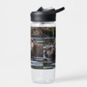Bouteille D'eau **"Adrift in Love : Mummy and Baby Otter"** (Gauche)