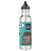 Bouteille D'eau Adventure Hiking Exploring Stickers Water Bottle (Droite)