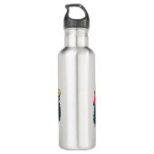 Bouteille D'eau Adventure Mountain – Outdoor Hiking Nature Design  (Dos)