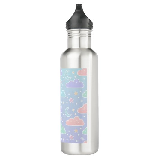 Bouteille D'eau Aesthetic Pastel Cloud Water Bottle (Droite)