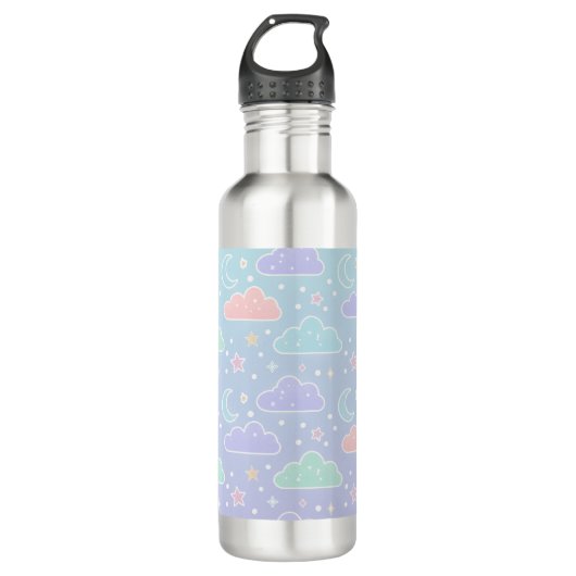 Bouteille D'eau Aesthetic Pastel Cloud Water Bottle (Devant)
