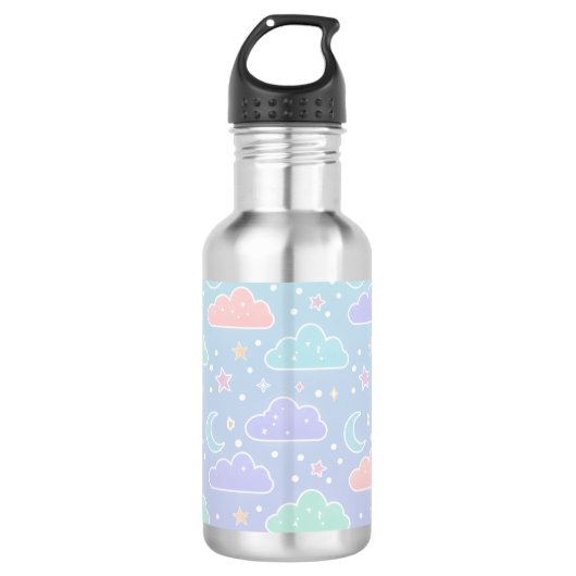 Bouteille D'eau Aesthetic Pastel Cloud Water Bottle (Devant)