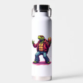 Bouteille D'eau Aesthetic Turtle Disco T-Shirt (Avant)