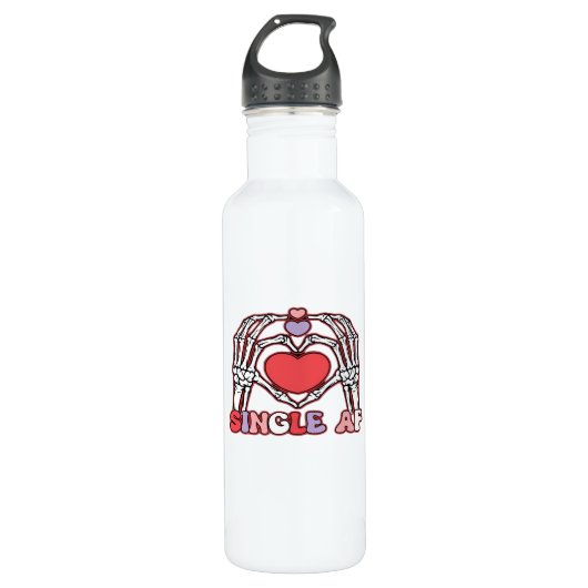 Bouteille D'eau Af Skeleton Mains Valentines Classic (Devant)