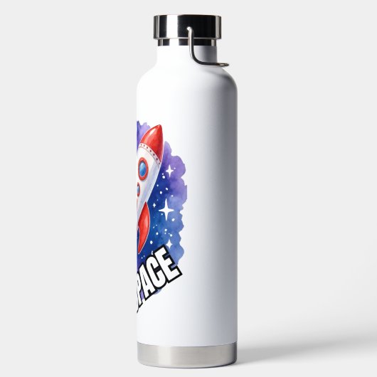 Bouteille D'eau Affiche d'aventure spatiale | L'aventure vous atte (Droite)