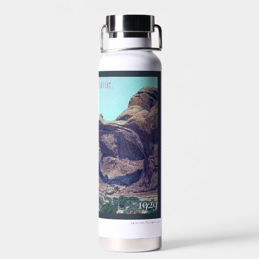 Bouteille D'eau Affiche du parc national Arches (Arrière)
