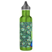 Bouteille D'eau Afficher Peacock Peainting (Gauche)