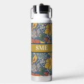 Bouteille D'eau Afro Bohemian Floral monogram Water Bottle (Salle de sport)