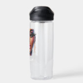 Bouteille D'eau Afro Queen Art Fashion Melanin Chic Custom (Arrière)