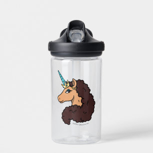 Bouteille D'eau Afro Unicorn   Divin