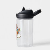 Bouteille D'eau Afro Unicorn "Fabriqué en magie" Trio Design (Gauche)