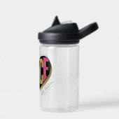 Bouteille D'eau Afro Unicorn Fierce Heart Design (Gauche)