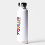 Bouteille D'eau Afro Unicorn Queen Design (Gauche)