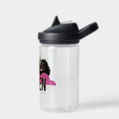 Bouteille D'eau Afro Unicorn Queen Trio Design (Gauche)