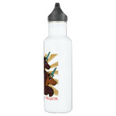 Bouteille D'eau Afro Unicorn Trio : Unique, Divine et Magique (Droite)