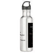 Bouteille D'eau Ages Of Man Stainless Steel Water Bottle (Devant)