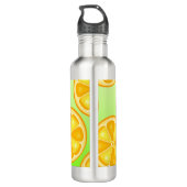 Bouteille D'eau Agrumes TROPICALES FRUITS D'ÉTÉ Citrons d'orange (Dos)