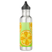 Bouteille D'eau Agrumes TROPICALES FRUITS D'ÉTÉ Citrons d'orange (Droite)
